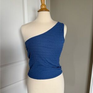 O'Neill Textured Blue Top